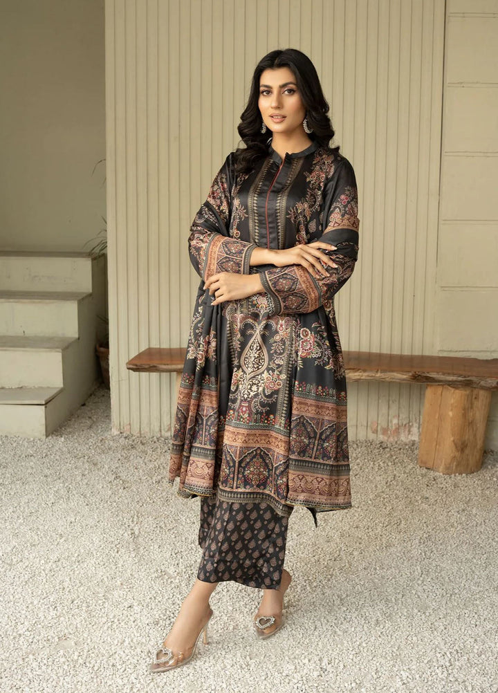 Fluer Prints by Ziara Printed Cambric Suits Unstitched 3 Piece ZI25FP Royal Orchid - Summer Collection