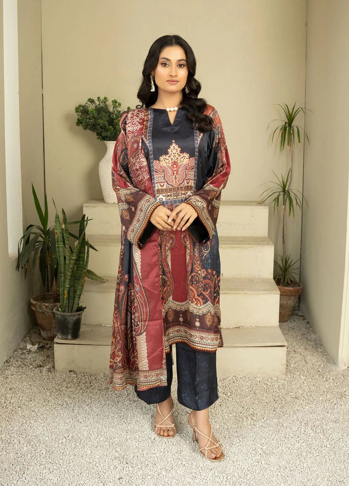 Fluer Prints by Ziara Printed Cambric Suits Unstitched 3 Piece ZI25FP Sophia - Summer Collection