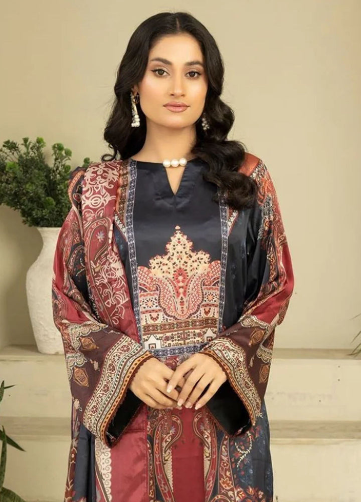 Fluer Prints by Ziara Printed Cambric Suits Unstitched 3 Piece ZI25FP Sophia - Summer Collection