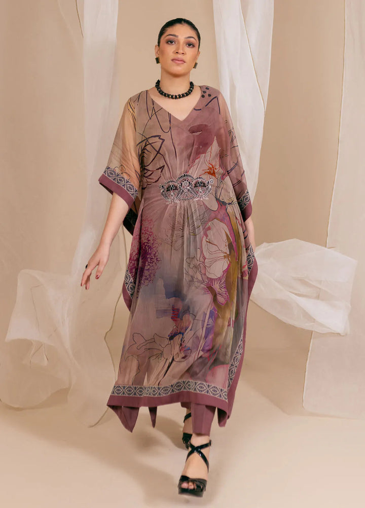 Fozia Khalid Luxury Pret Chiffon 2 Piece Kaftan Gloria