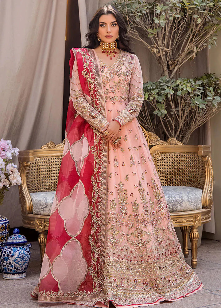 Fozia Khalid Pret Embroidered Net 3 Piece Suit Alena