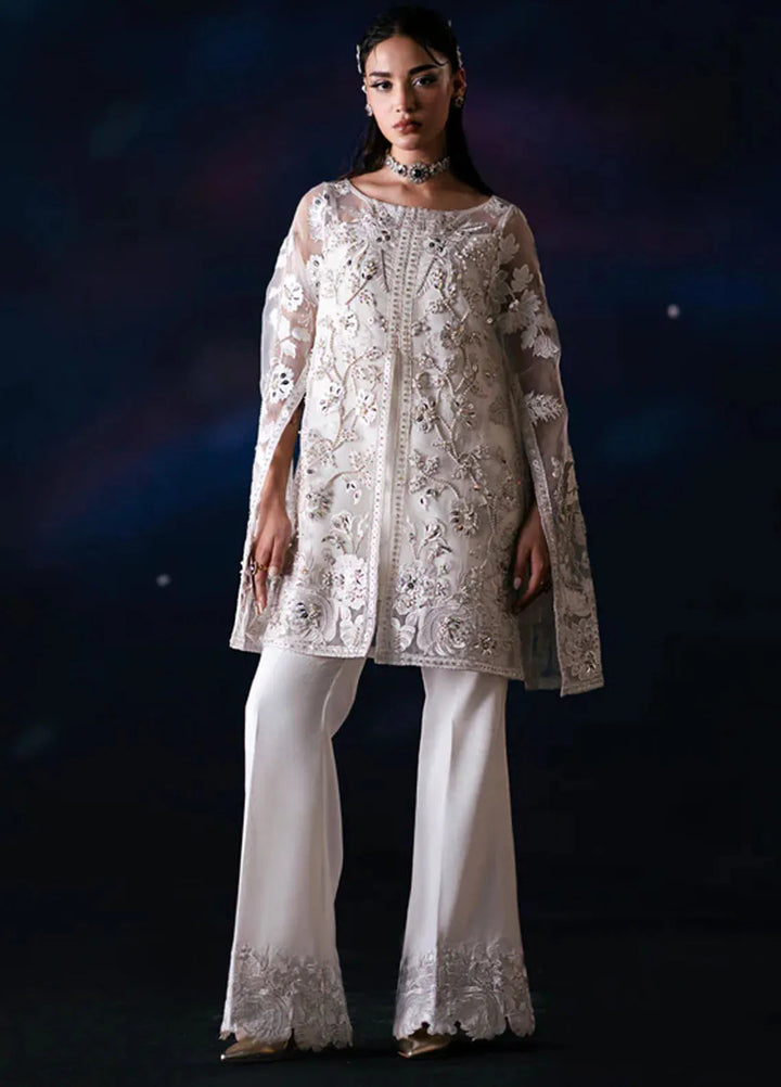 Fozia Khalid Pret Embroidered Organza 2 Piece Suit Salene