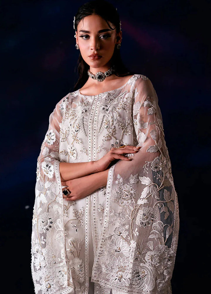 Fozia Khalid Pret Embroidered Organza 2 Piece Suit Salene
