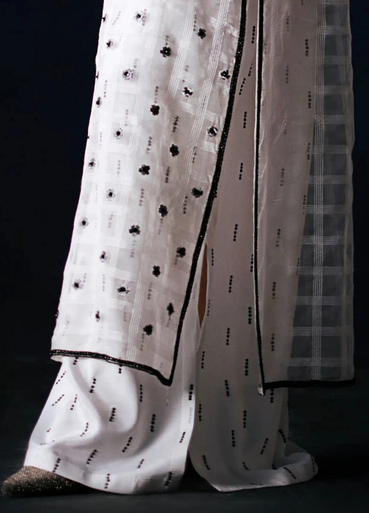 Fozia Khalid Pret Embroidered Organza 2 Piece Suit Valeria