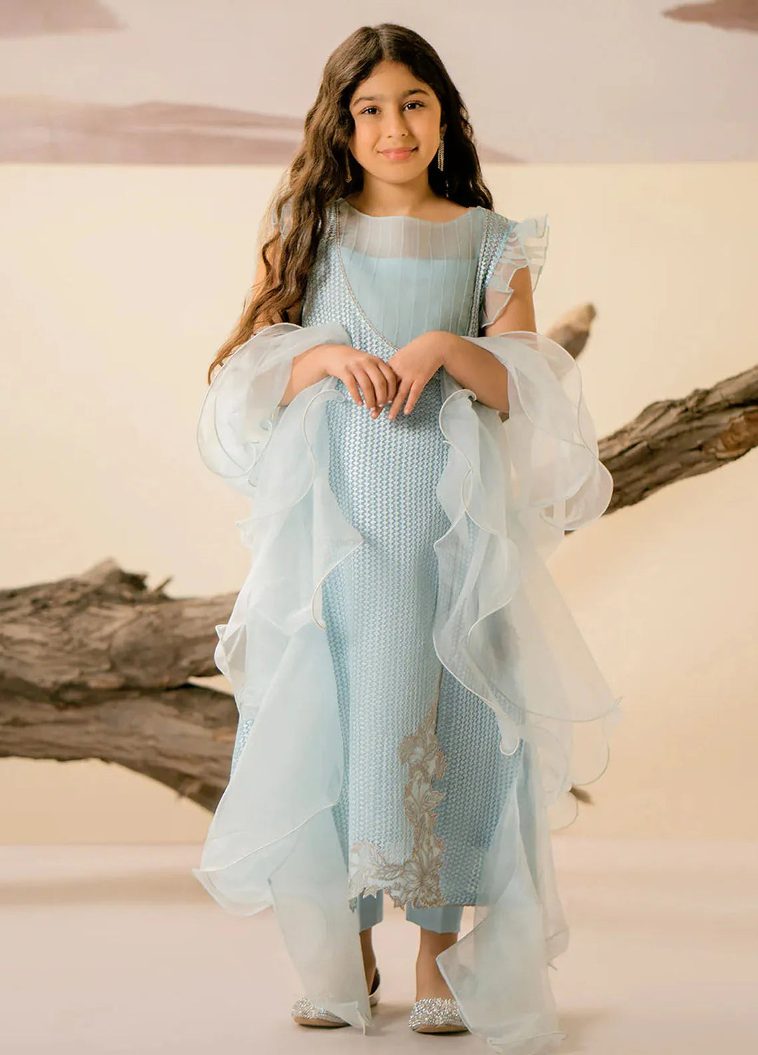 Fozia Khalid Pret Embroidered Organza 3 Piece Suit Yesra