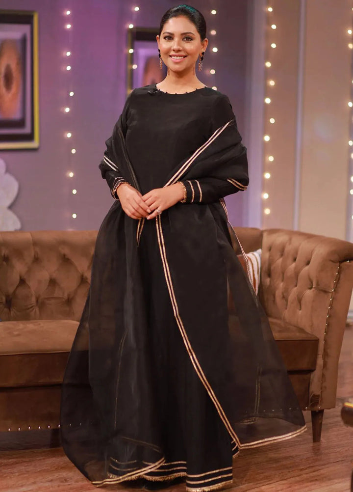 Fozia Khalid Pret Embroidered Silk 2 Piece Suit FK-W-02