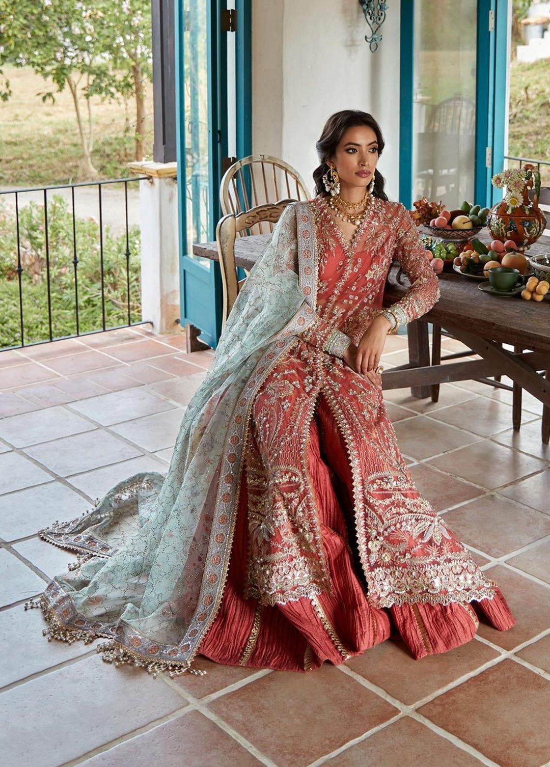 Freeshia by Suffuse Embroidered Net Suits Unstitched 4 Piece FRS22-WD2 Amaani - Wedding Collection