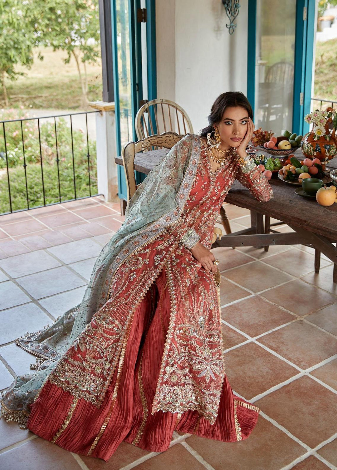 Freeshia by Suffuse Embroidered Net Suits Unstitched 4 Piece FRS22-WD2 Amaani - Wedding Collection