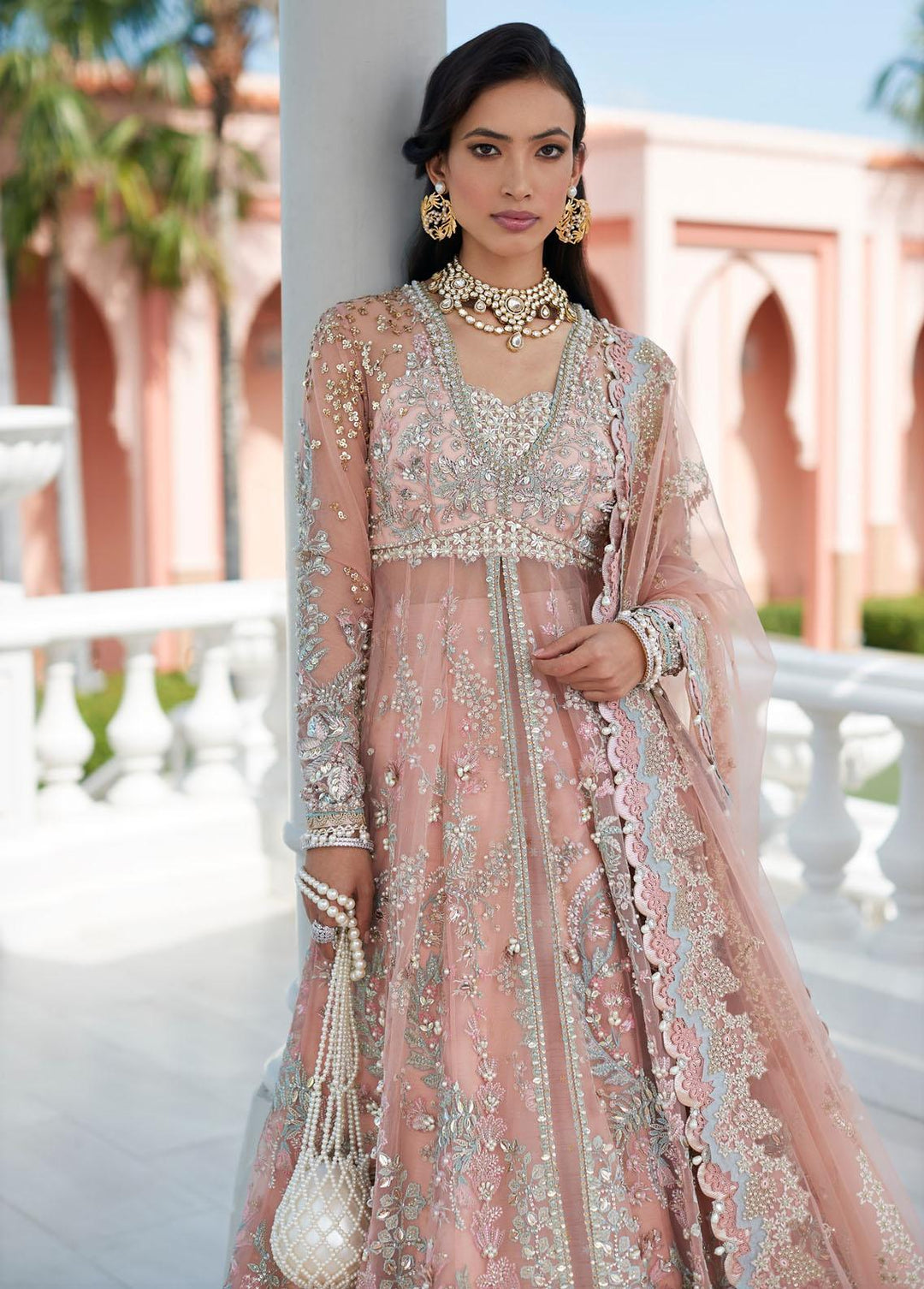 Freeshia by Suffuse Embroidered Net Suits Unstitched 4 Piece FRS22-WD2 Naz - Wedding Collection