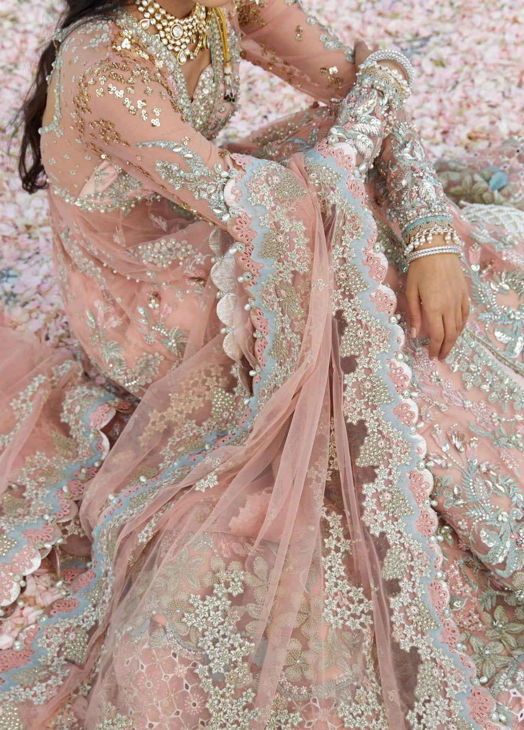 Freeshia by Suffuse Embroidered Net Suits Unstitched 4 Piece FRS22-WD2 Naz - Wedding Collection