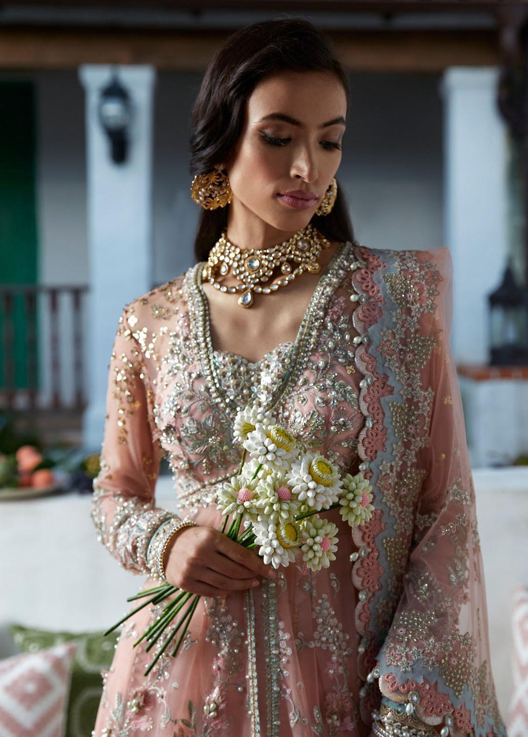 Freeshia by Suffuse Embroidered Net Suits Unstitched 4 Piece FRS22-WD2 Naz - Wedding Collection