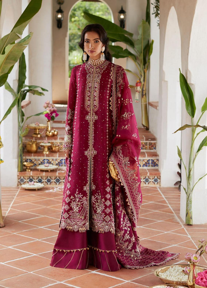 Freeshia by Suffuse Embroidered Silk Suits Unstitched 3 Piece FRS22-WD2 Zaib - Wedding Collection
