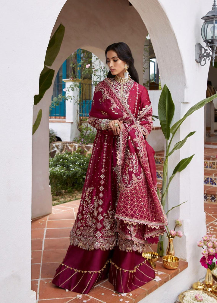 Freeshia by Suffuse Embroidered Silk Suits Unstitched 3 Piece FRS22-WD2 Zaib - Wedding Collection