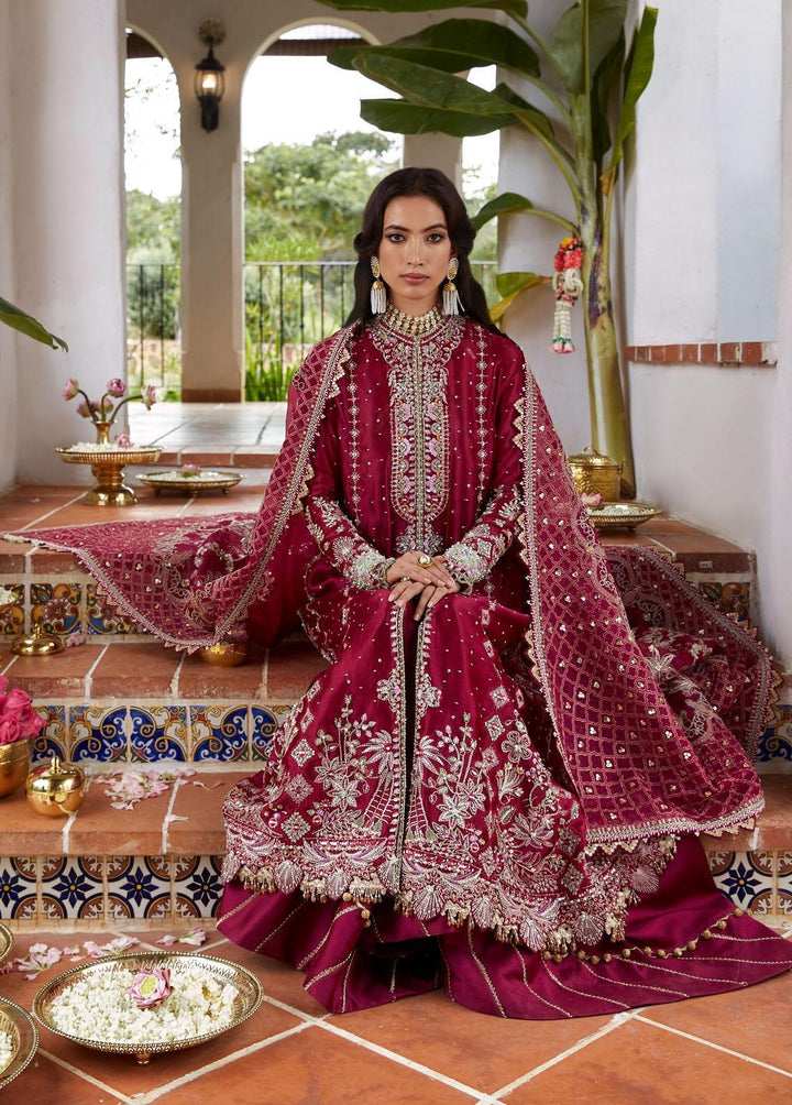 Freeshia by Suffuse Embroidered Silk Suits Unstitched 3 Piece FRS22-WD2 Zaib - Wedding Collection