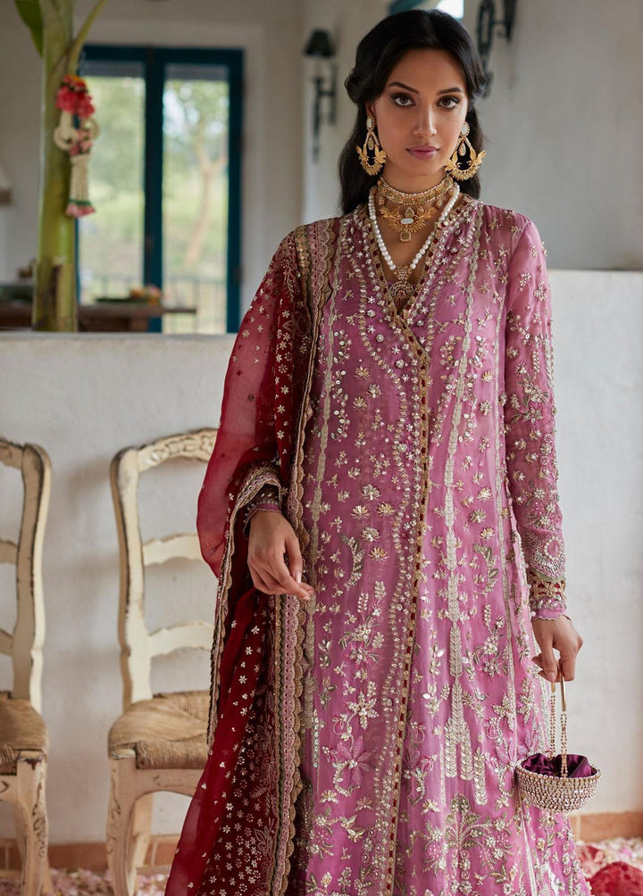 Freeshia by Suffuse Embroidered Organza Suits Unstitched 4 Piece FRS22-WD2 Zaiba - Wedding Collection