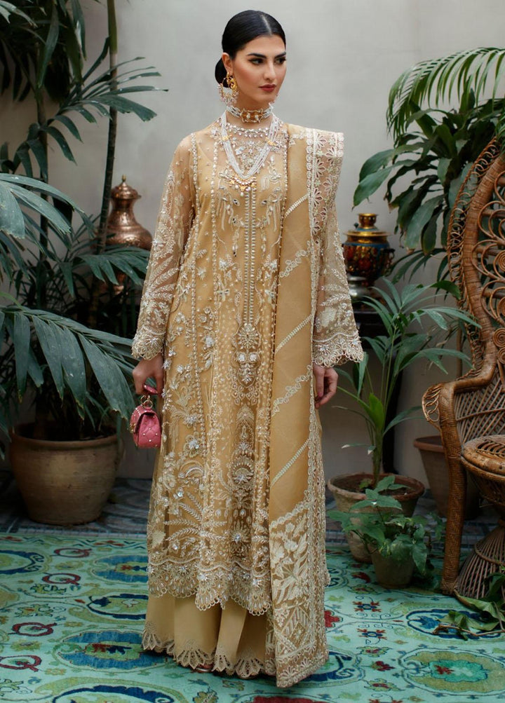 Freeshia by Suffuse Sana Yasir Embroidered Net Suits Unstitched 3 Piece FRS22WD Kira - Wedding Collection