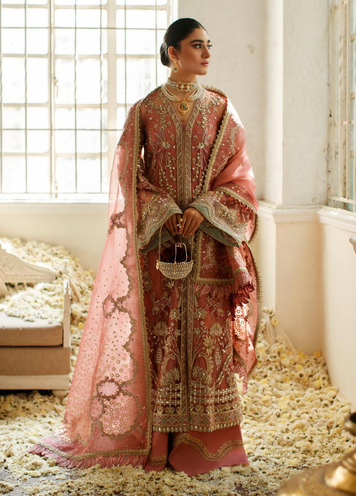 Freeshia by Suffuse Sana Yasir Embroidered Net Suits Unstitched 3 Piece FRS22WD Zareen - Wedding Collection