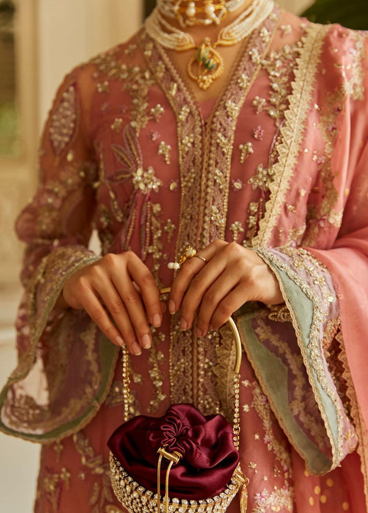 Freeshia by Suffuse Sana Yasir Embroidered Net Suits Unstitched 3 Piece FRS22WD Zareen - Wedding Collection