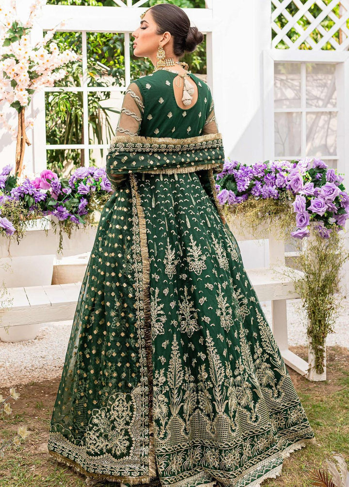 A'La Mode By Gisele Embroidered Net Suits Unstitched 3 Piece GL22A Freesia - Luxury Collection