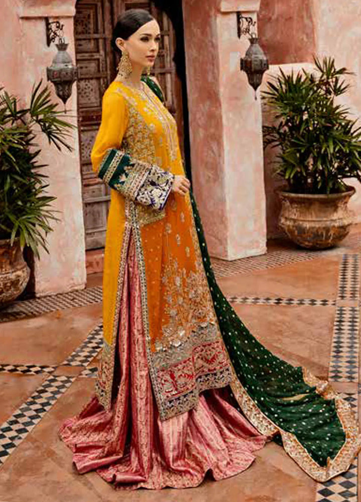 Freesia Luxury Formals Embroidered Chiffon Suit Unstitched 3 Piece FRE24L Abegail FW23514 - Formals Collection