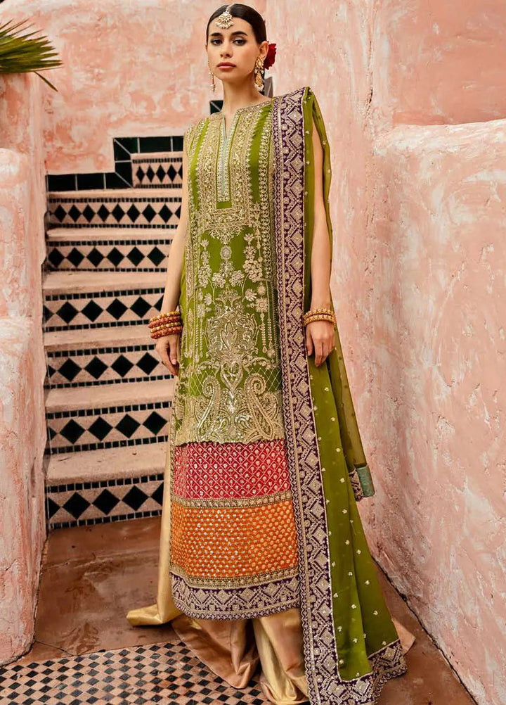 Freesia Luxury Formals Embroidered Chiffon Suit Unstitched 3 Piece FRE24L Aldona FW23518 - Formals Collection