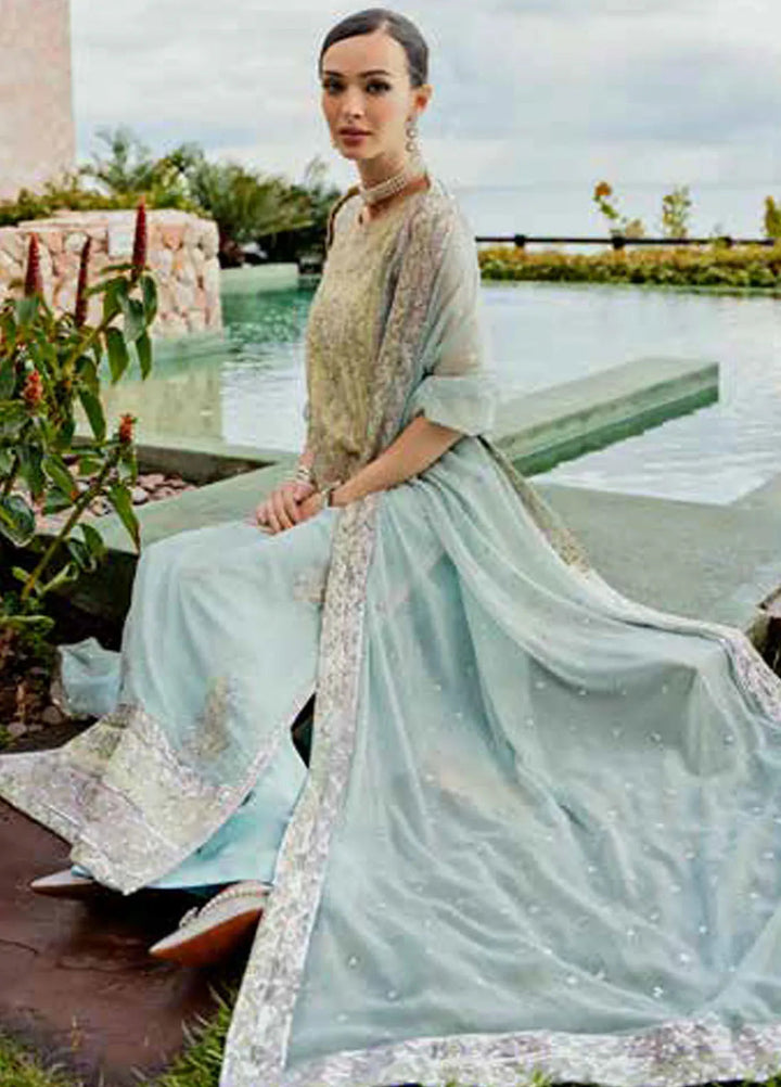 Freesia Luxury Formals Embroidered Chiffon Suit Unstitched 3 Piece FRE24L Caca FW23513 - Formals Collection