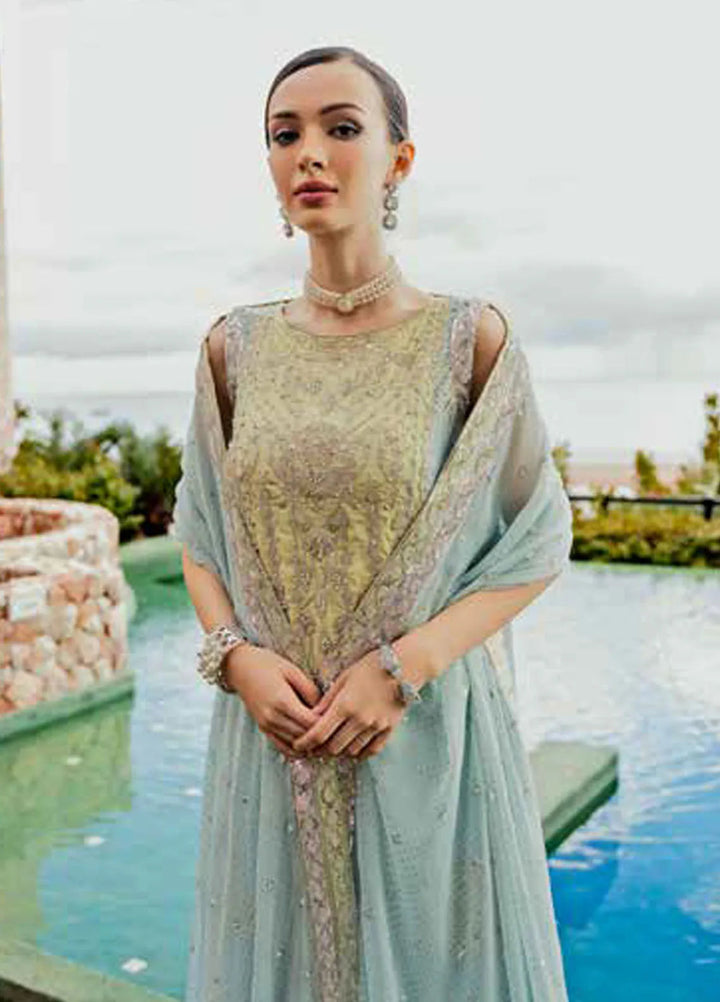 Freesia Luxury Formals Embroidered Chiffon Suit Unstitched 3 Piece FRE24L Caca FW23513 - Formals Collection