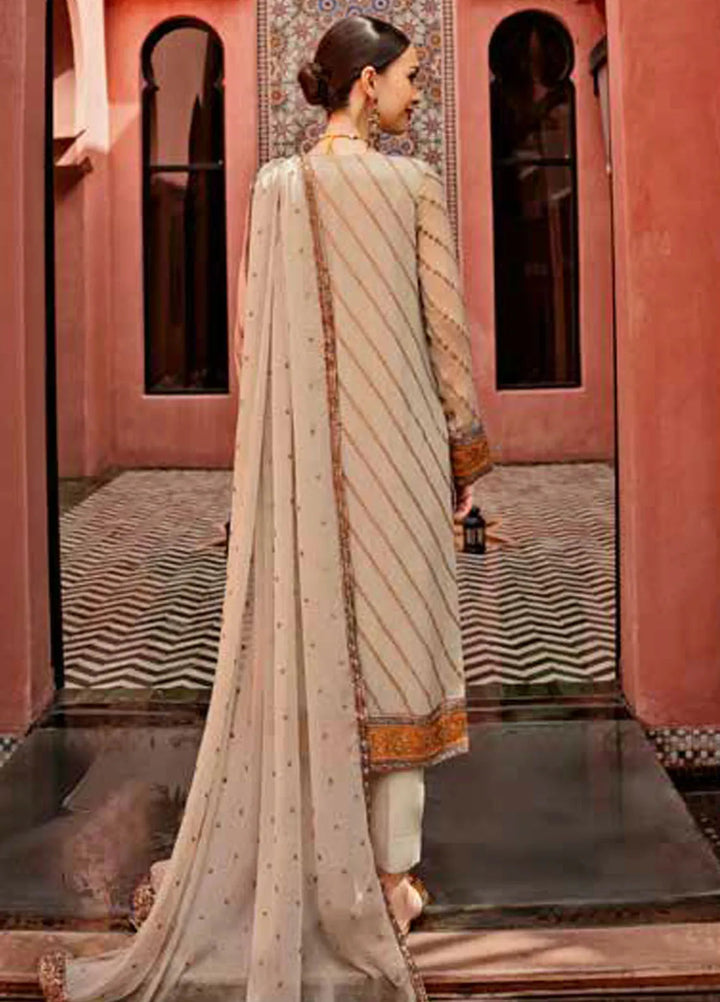 Freesia Luxury Formals Embroidered Chiffon Suit Unstitched 3 Piece FRE24L Catalina FW23511 - Formals Collection