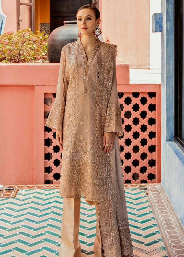 Freesia Luxury Formals Embroidered Chiffon Suit Unstitched 3 Piece FRE24L Pire FW23512 - Formals Collection