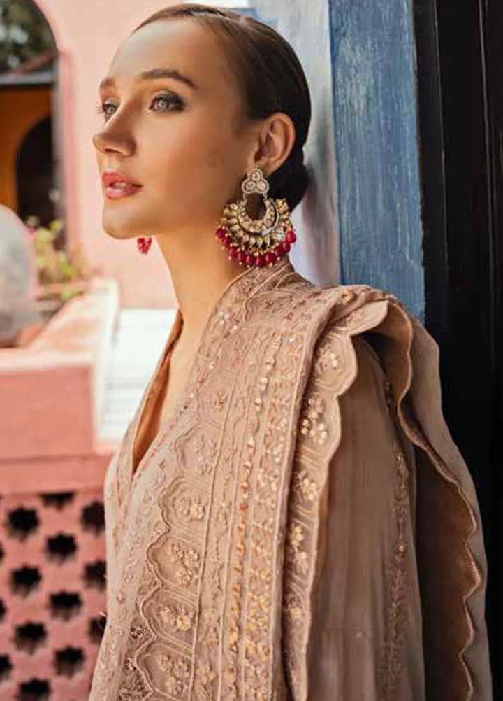 Freesia Luxury Formals Embroidered Chiffon Suit Unstitched 3 Piece FRE24L Pire FW23512 - Formals Collection