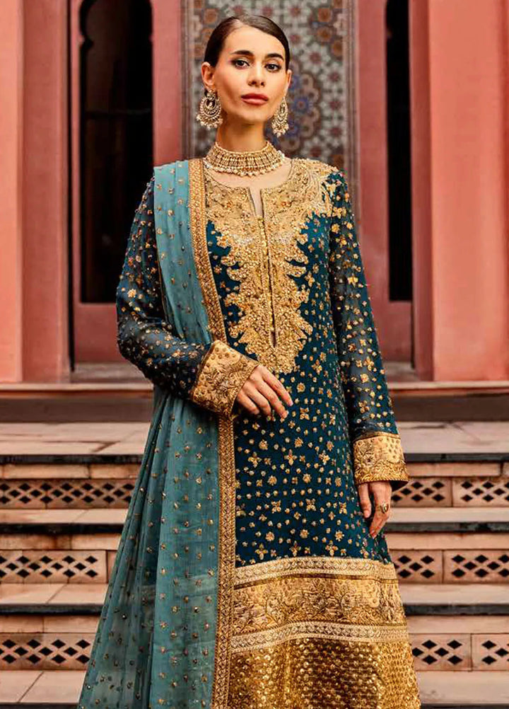 Freesia Luxury Formals Embroidered Chiffon Suit Unstitched 3 Piece FRE24L Sofia FW23520 - Formals Collection