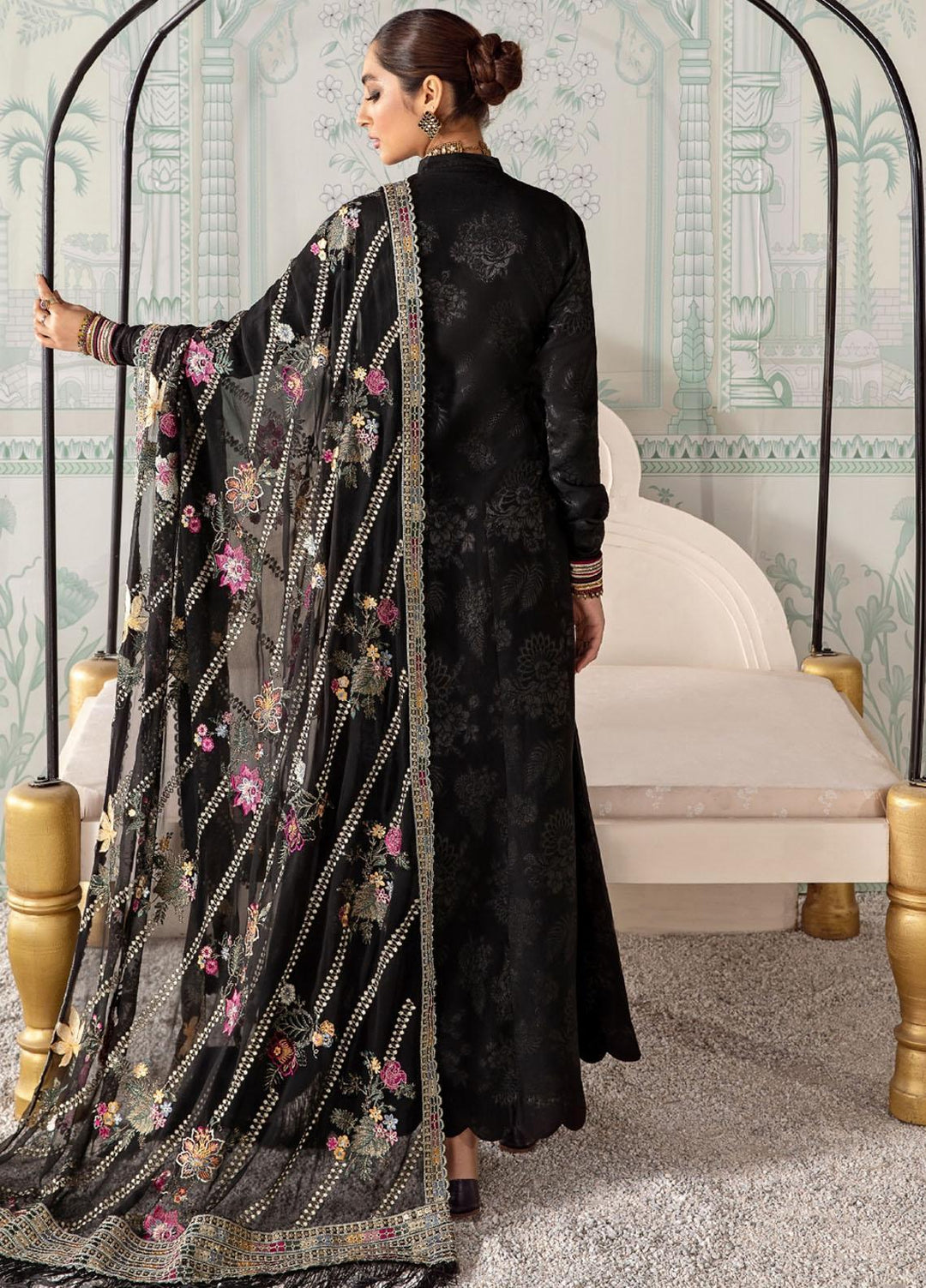 Fuchsia by Baroque Embroidered Lawn Suits Unstitched 3 Piece BQ21F 03 Sawan - Summer Collection