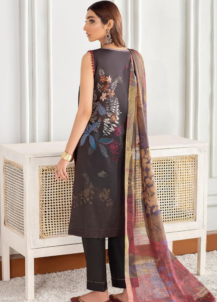 Fuchsia by Baroque Embroidered Lawn Suits Unstitched 3 Piece BQ21F 08 Ghusoon - Summer Collection