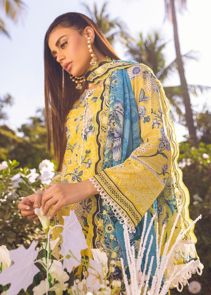 Gardenia by Nureh Embroidered Lawn Suits Unstitched 3 Piece NU23G NSG-85 - Summer Collection