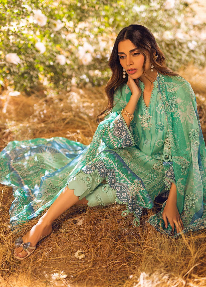 Gardenia by Nureh Embroidered Lawn Suits Unstitched 3 Piece NU23G NSG-86 - Summer Collection