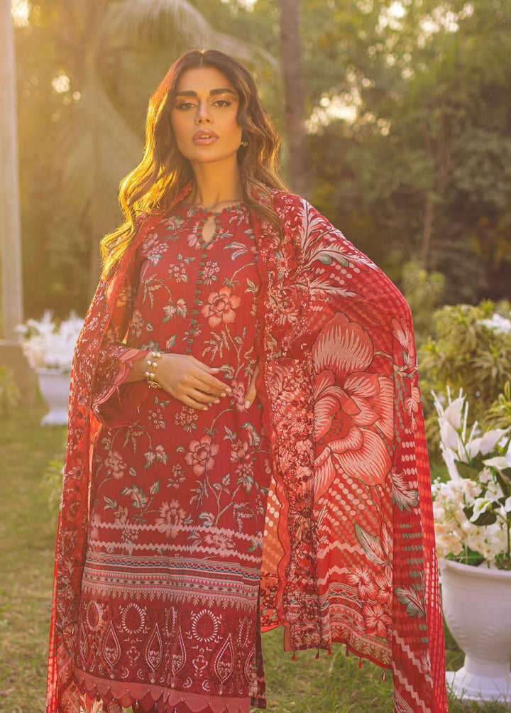 Gardenia by Nureh Embroidered Lawn Suits Unstitched 3 Piece NU23G NSG-89 - Summer Collection