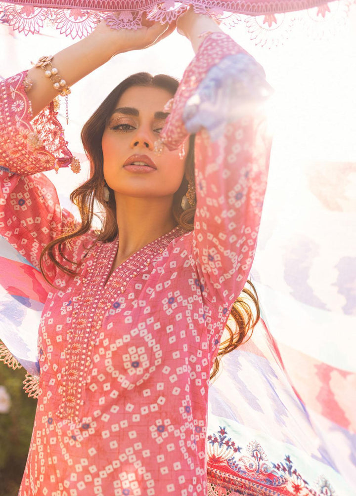 Gardenia by Nureh Embroidered Lawn Suits Unstitched 3 Piece NU23G NSG-90 - Summer Collection
