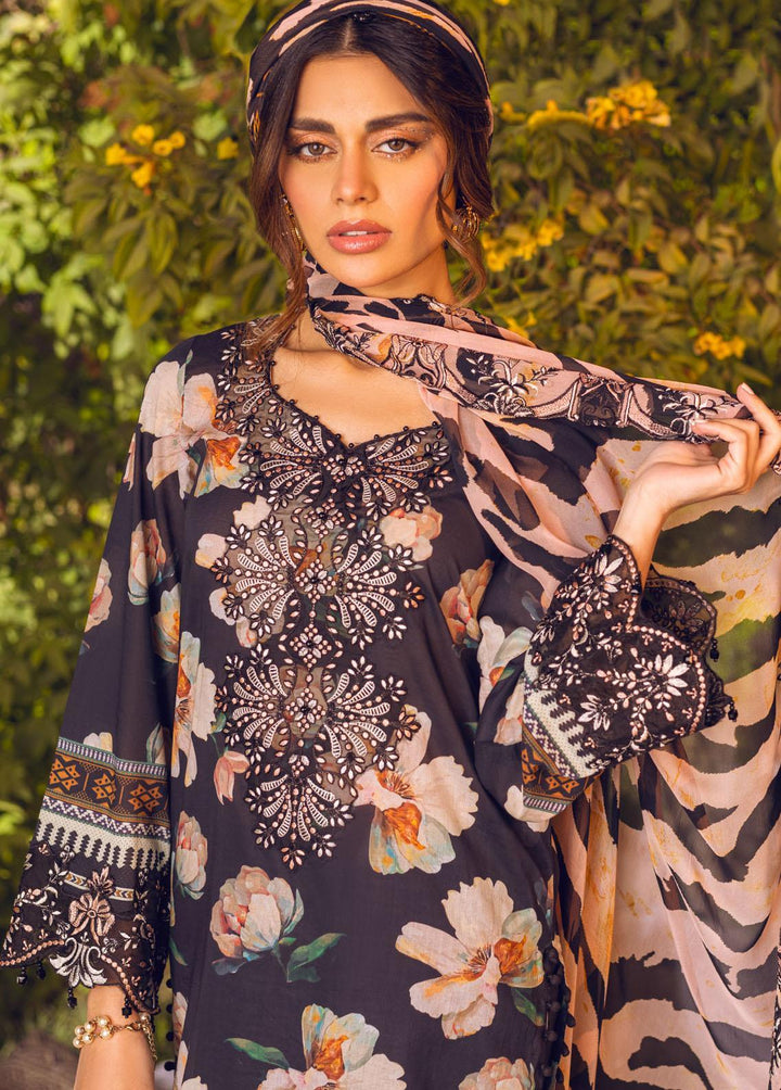 Gardenia by Nureh Embroidered Lawn Suits Unstitched 3 Piece NU23G NSG-92 - Summer Collection