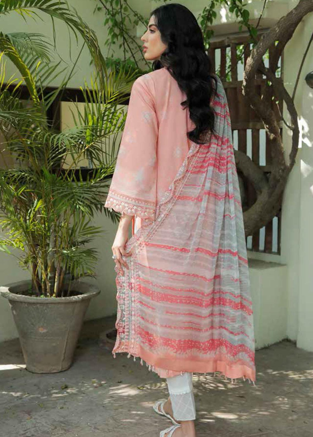 Gardenia By Nureh Embroidered Lawn Suits Unstitched 3 Piece NU22G NS- 47 - Summer Collection