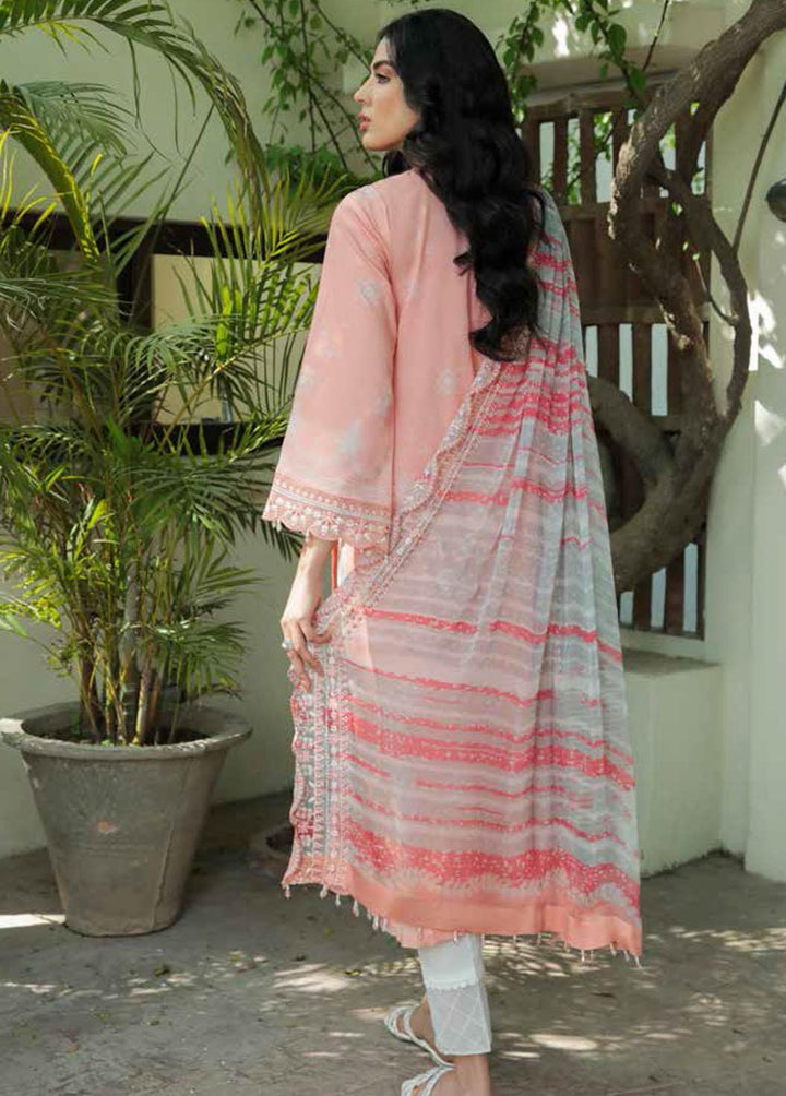 Gardenia By Nureh Embroidered Lawn Suits Unstitched 3 Piece NU22G NS- 47 - Summer Collection