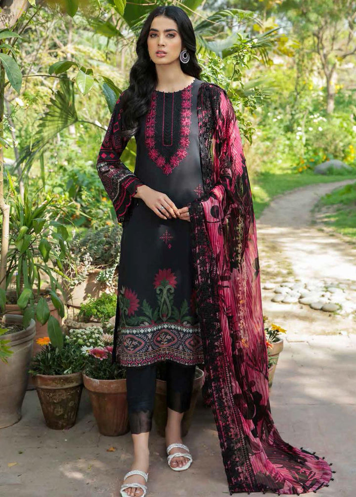 Gardenia By Nureh Embroidered Lawn Suits Unstitched 3 Piece NU22G NS- 52 - Summer Collection