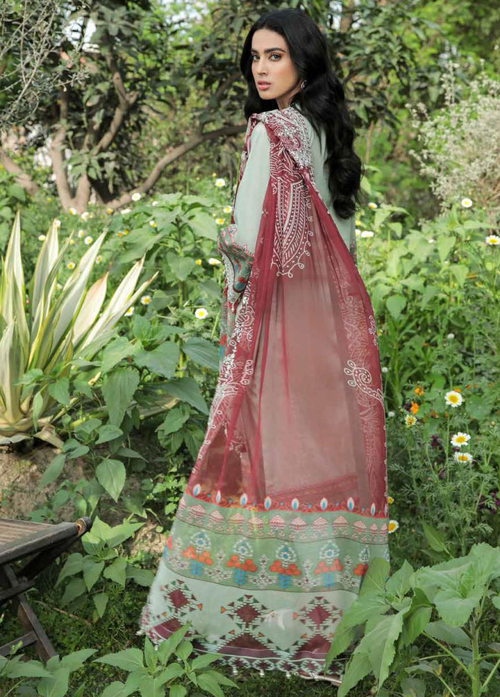 Gardenia By Nureh Embroidered Lawn Suits Unstitched 3 Piece NU22G NS- 53 - Summer Collection