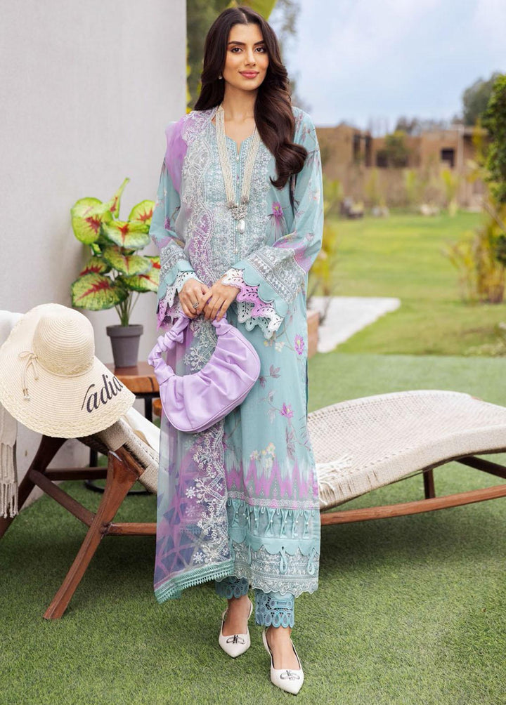 Gardenia by Nureh Embroidered Lawn Suits Unstitched 3 Piece NU23GL NSG-101 - Summer Collection