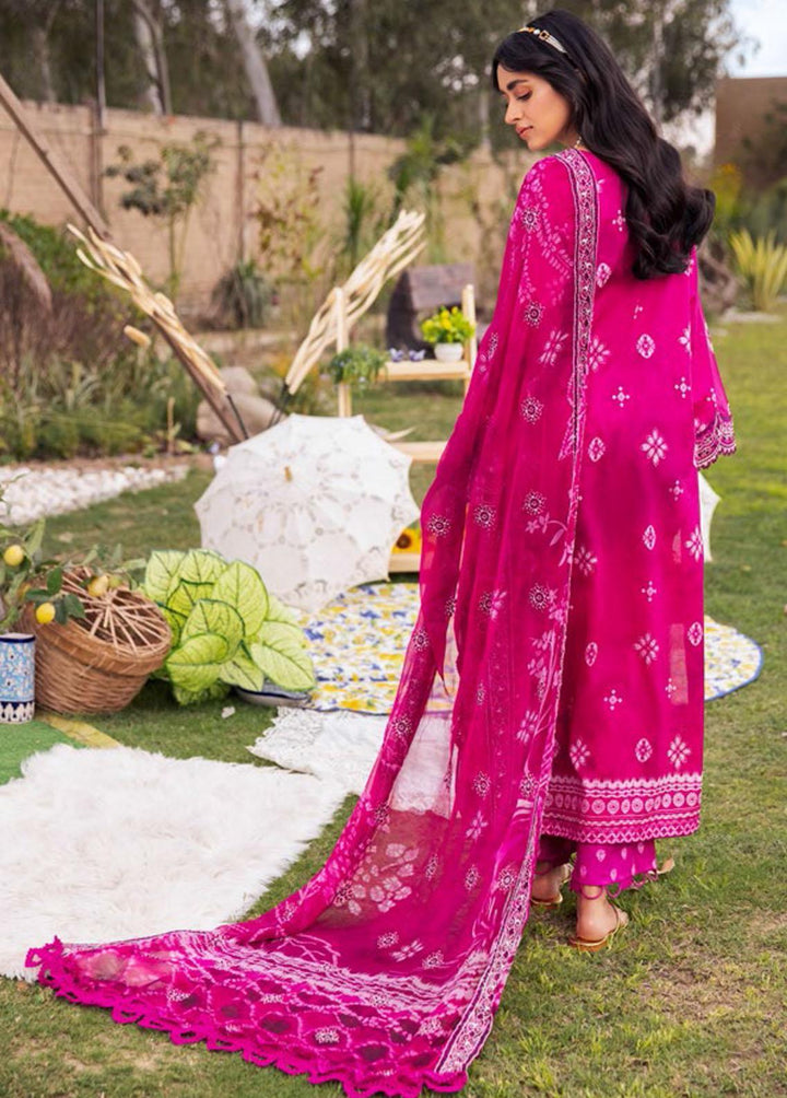 Gardenia by Nureh Embroidered Lawn Suits Unstitched 3 Piece NU23GL NSG-104 - Summer Collection