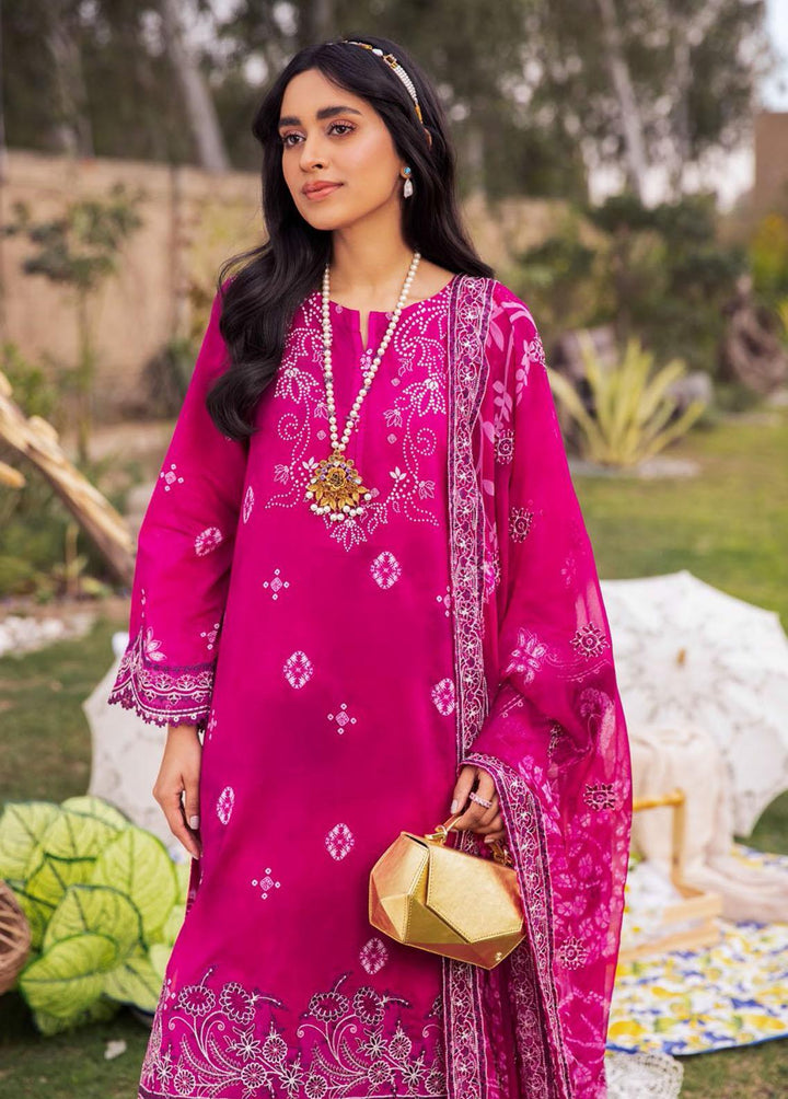 Gardenia by Nureh Embroidered Lawn Suits Unstitched 3 Piece NU23GL NSG-104 - Summer Collection
