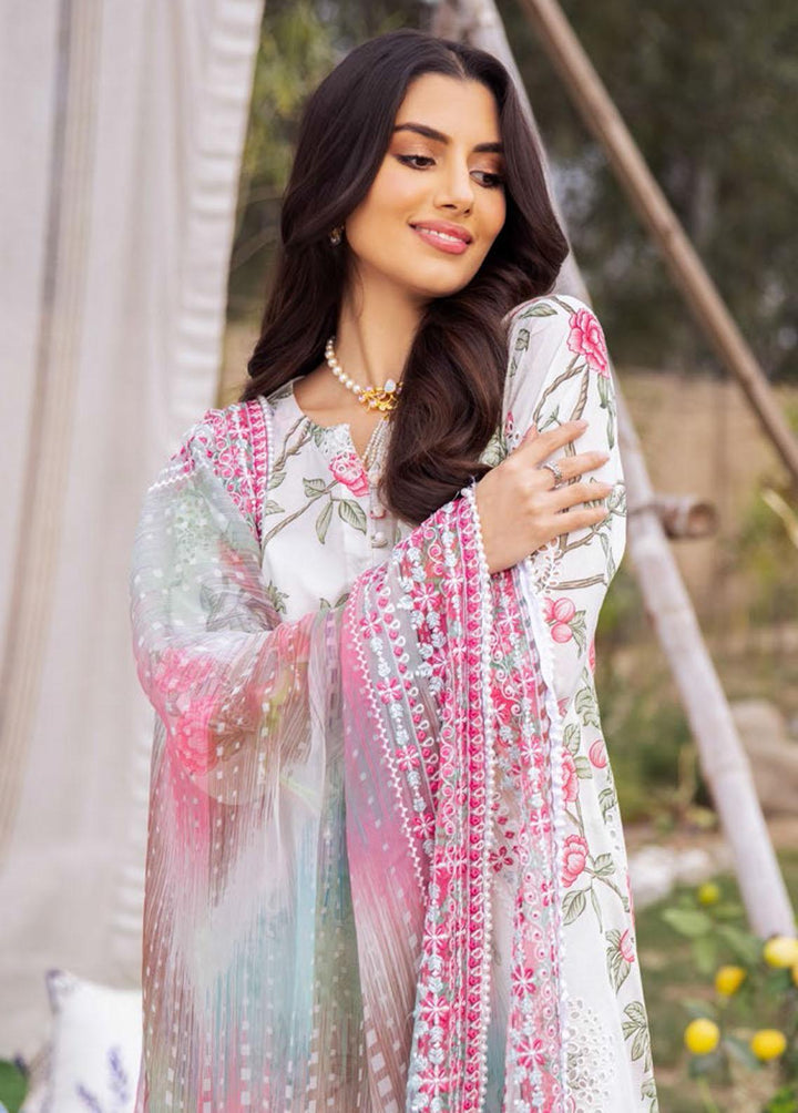 Gardenia by Nureh Embroidered Lawn Suits Unstitched 3 Piece NU23GL NSG-95 - Summer Collection