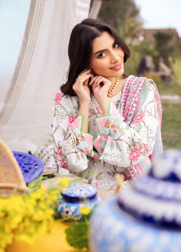 Gardenia by Nureh Embroidered Lawn Suits Unstitched 3 Piece NU23GL NSG-95 - Summer Collection