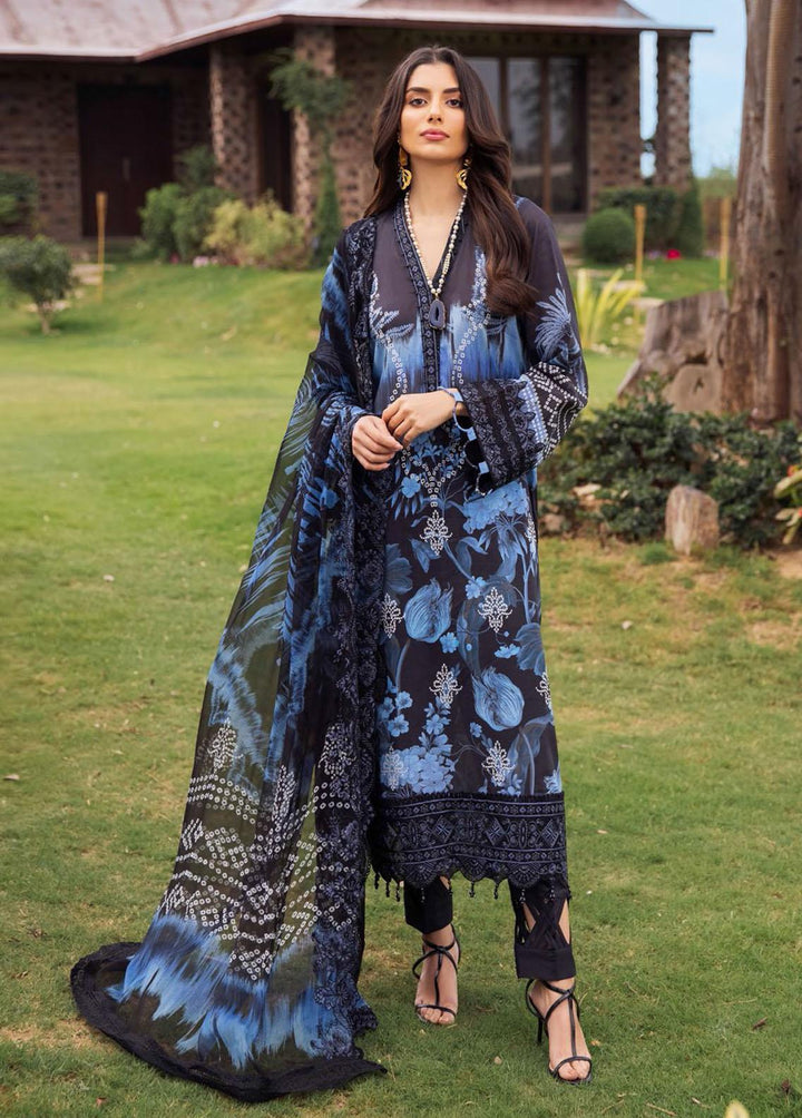 Gardenia by Nureh Embroidered Lawn Suits Unstitched 3 Piece NU23GL NSG-98 - Summer Collection