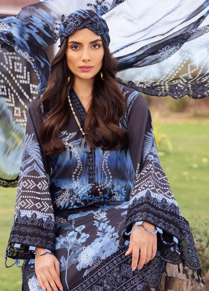 Gardenia by Nureh Embroidered Lawn Suits Unstitched 3 Piece NU23GL NSG-98 - Summer Collection