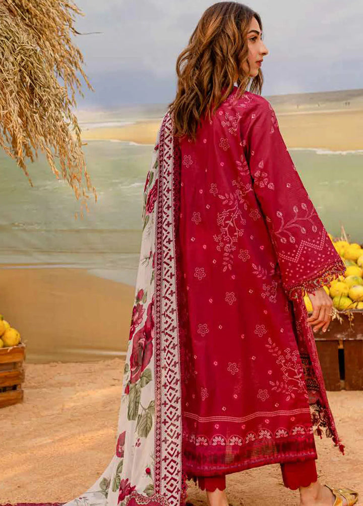 Gardenia by Nureh Embroidered Lawn Suit Unstitched 3 Piece NU25G NSG-181 - Summer Collection
